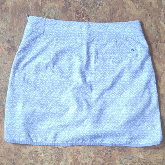 Vineyard Vines Lavender Patterned performance Golf Tennis Skirt Shorts Skorts - Picture 13 of 15